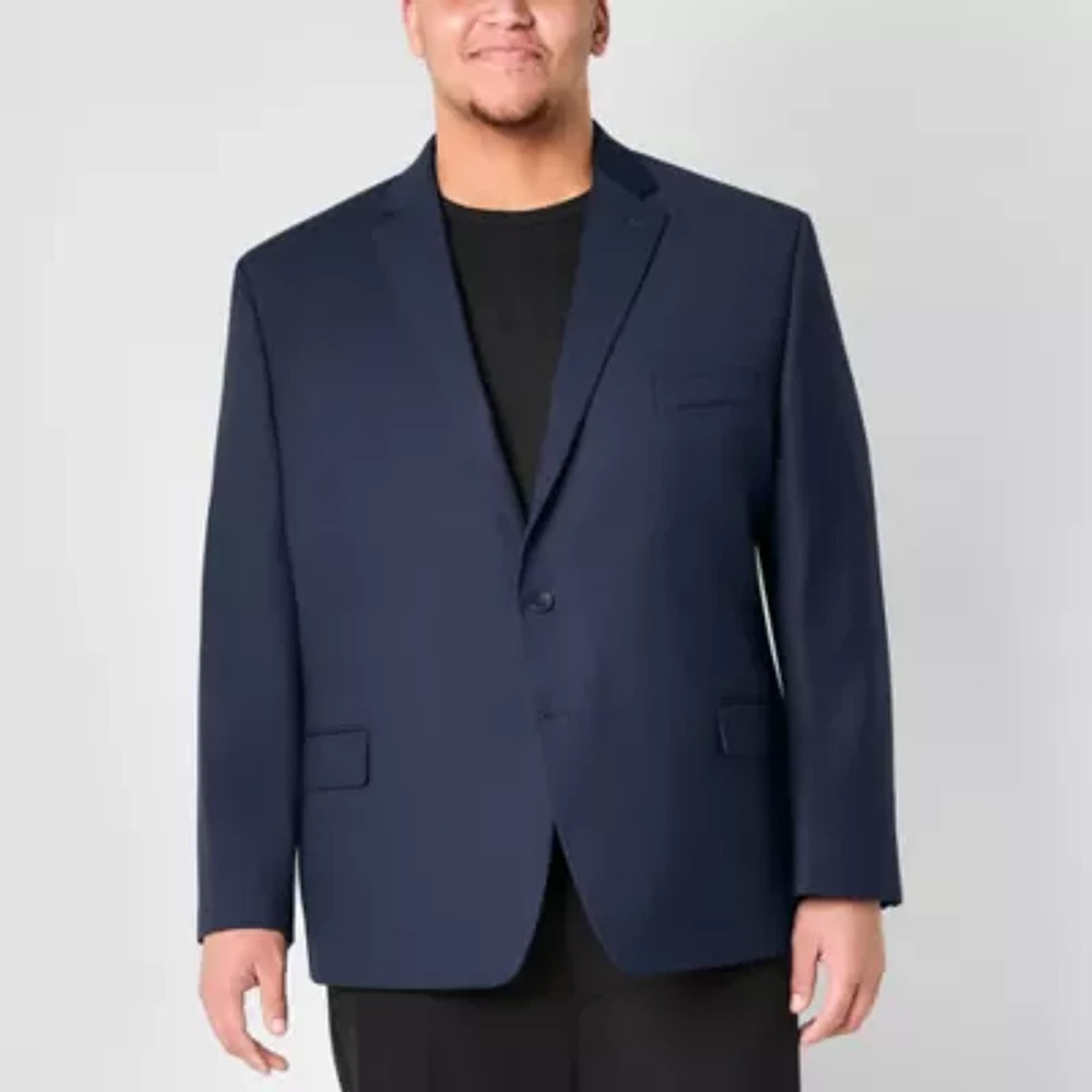 Shaquille O'Neal XLG Mens Big and Tall Stretch Fabric Classic Fit Sport Coat