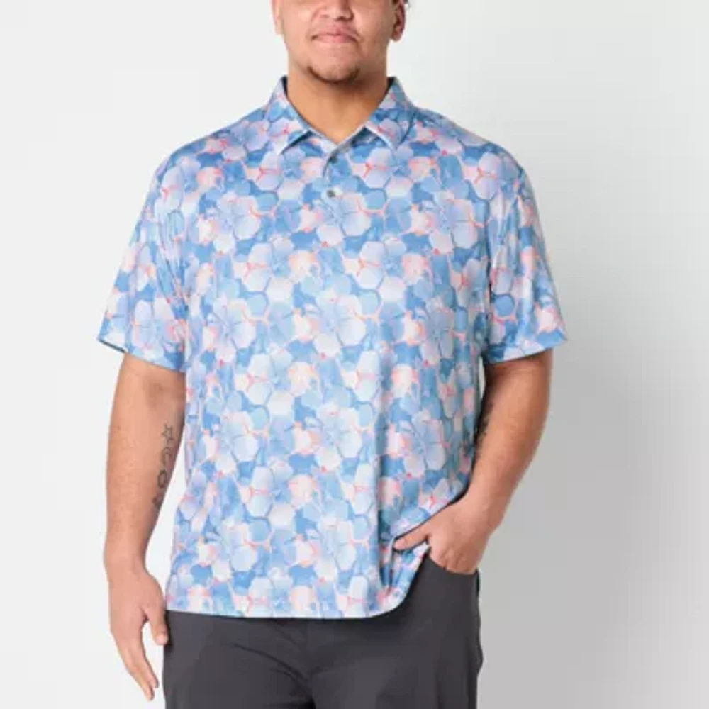 PGA TOUR Big and Tall Mens Classic Fit Short Sleeve