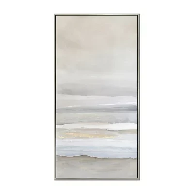 Streamline Art Ethereal Layers I Framed Canvas Art