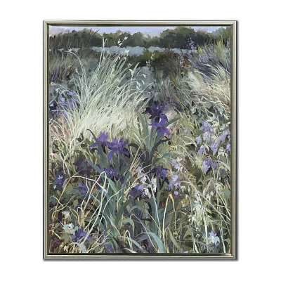 Streamline Art Night Thoughts I Framed Canvas Art