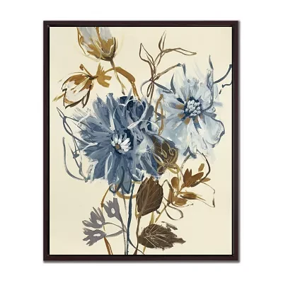 Streamline Art Down To Earth I Framed Canvas Art