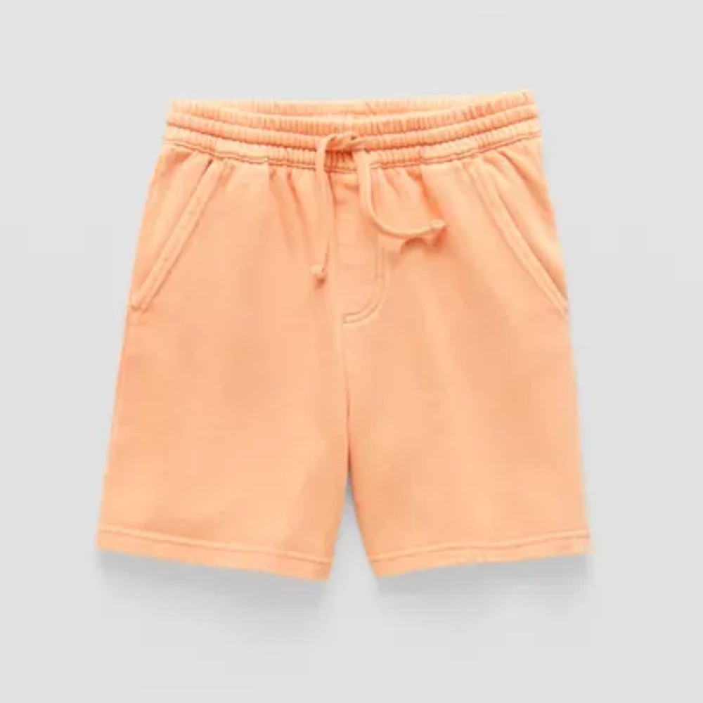 Thereabouts Fleece Pull-On Little & Big Kid Boys Adjustable Waist Jogger Short