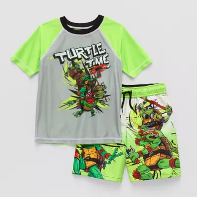 Little Boys Teenage Mutant Ninja Turtles 2-pc. Rash Guard Set