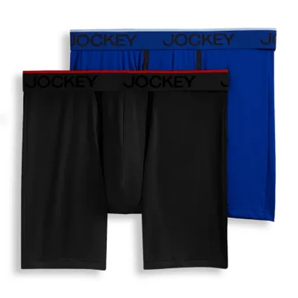 Jockey Chafe Proof Pouch Microfiber Mens Big 2 Pack Boxer Briefs