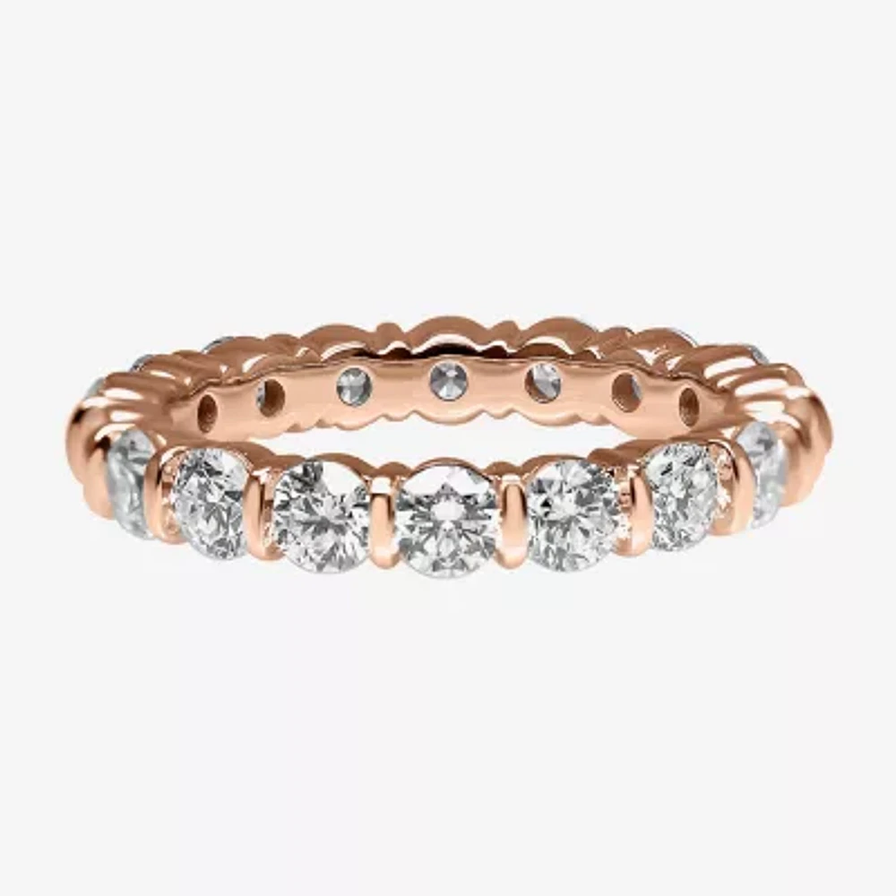 2MM 1/2 CT. T.W. Lab-Grown (F / SI2) Diamond Eternity Band 10K or 14K Gold