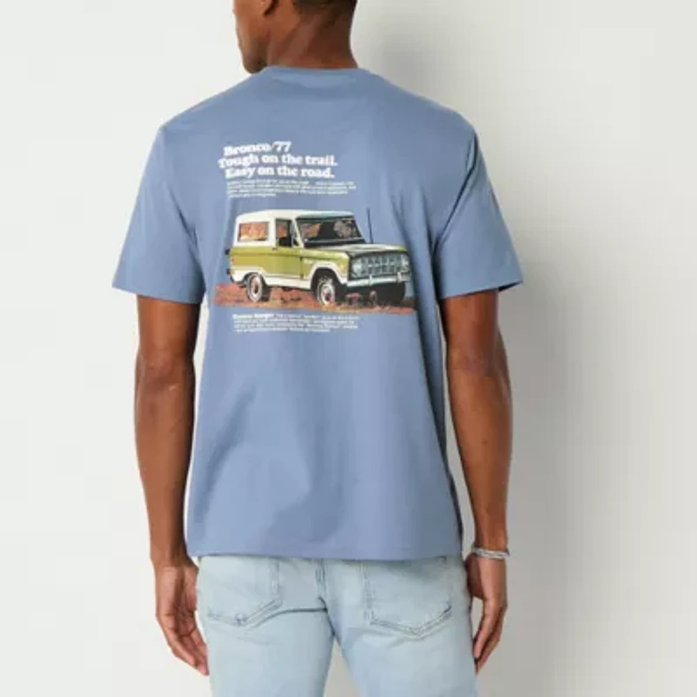Buckhorn River Mens Crew Neck Short Sleeve Regular Fit Graphic T-Shirt