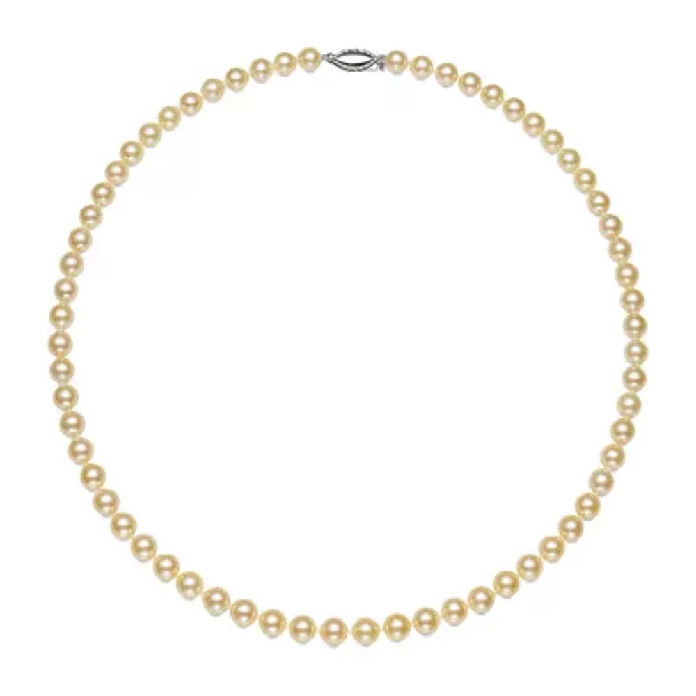 Womens Yellow Strand Necklace