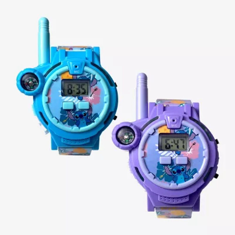 Disney Collection Lilo & Stitch Girls Multicolor Strap Watch Las40045jc
