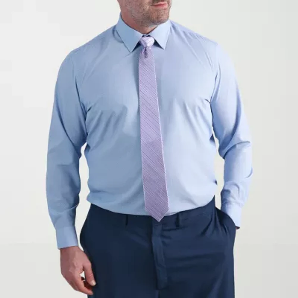 Haggar Big and Tall Easy Care Mens Classic Fit Long Sleeve Dress Shirt