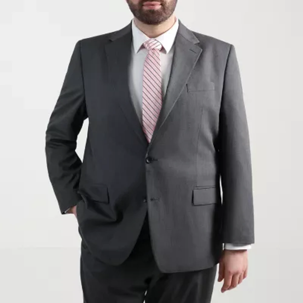 Haggar JMH Mens Diamond Big and Tall Suit Jacket