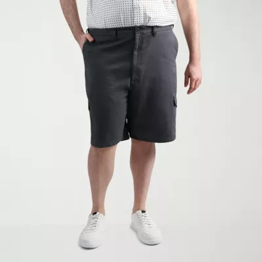 Haggar Mens 10 1/2" Big and Tall Cargo Short