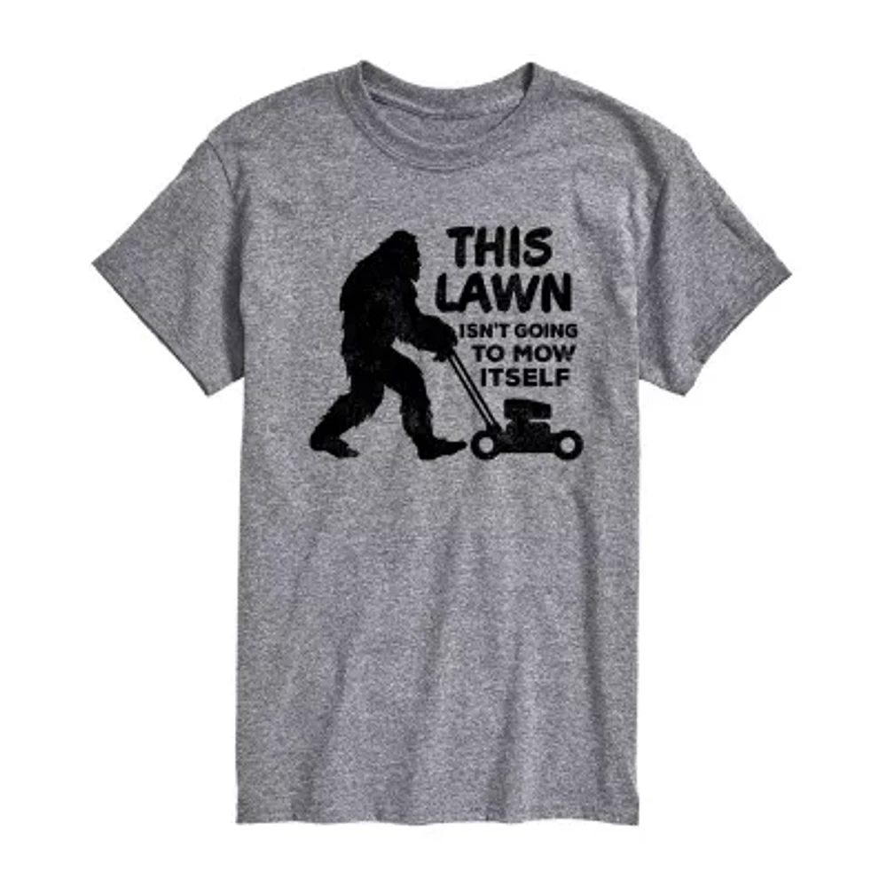 Mens Crew Neck Short Sleeve Regular Fit Big and Tall Graphic T-Shirt