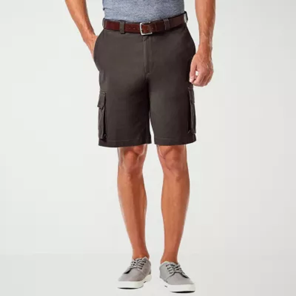 Haggar Stretch Tech Mens 10" Fabric Cargo Short