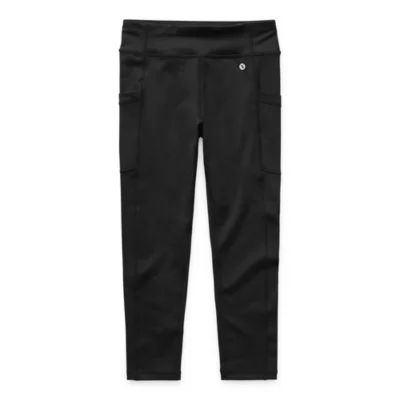 Xersion Active Little & Big Girls High Rise 7/8 Ankle Legging