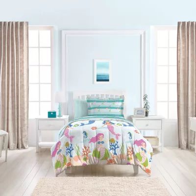 Dream Factory Mermaid Dreams 5-pc. Complete Bedding Set with Sheets