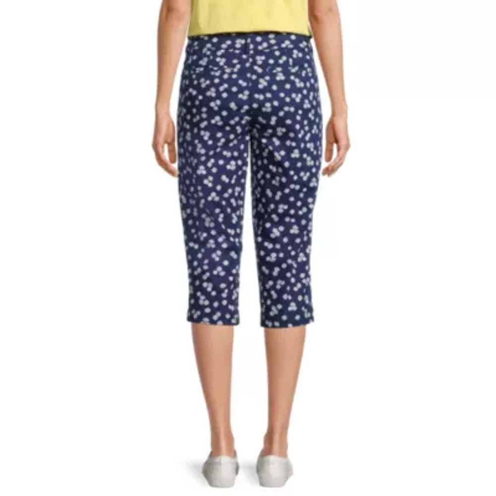 St. John's Bay Mid Rise Secretly Slender Capris