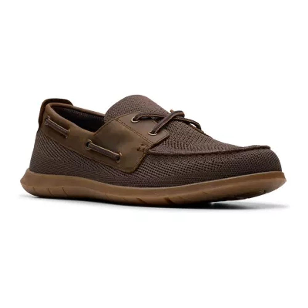 Clarks Flexway Tie Mens Boat Shoes