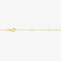 Diamond Addiction (G-H / I1-I2) Womens 1/3 CT. T.W. Lab Grown White Diamond 10K Gold Round 16 Inch Pendant Necklace