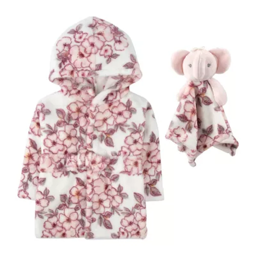 Baby Essentials 0-9m Baby Girls Long Length Long Sleeve Robe