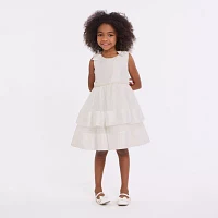 Bonnie Jean Little & Big Kid Girls Flower Girl Sleeveless Fit + Flare Dress