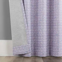 Sun Zero Sylo Rod Pocket Energy Saving 100% Blackout Single Curtain Panel