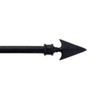 Deco Window Flat Arrow 3/4 Adjustable Curtain Rod