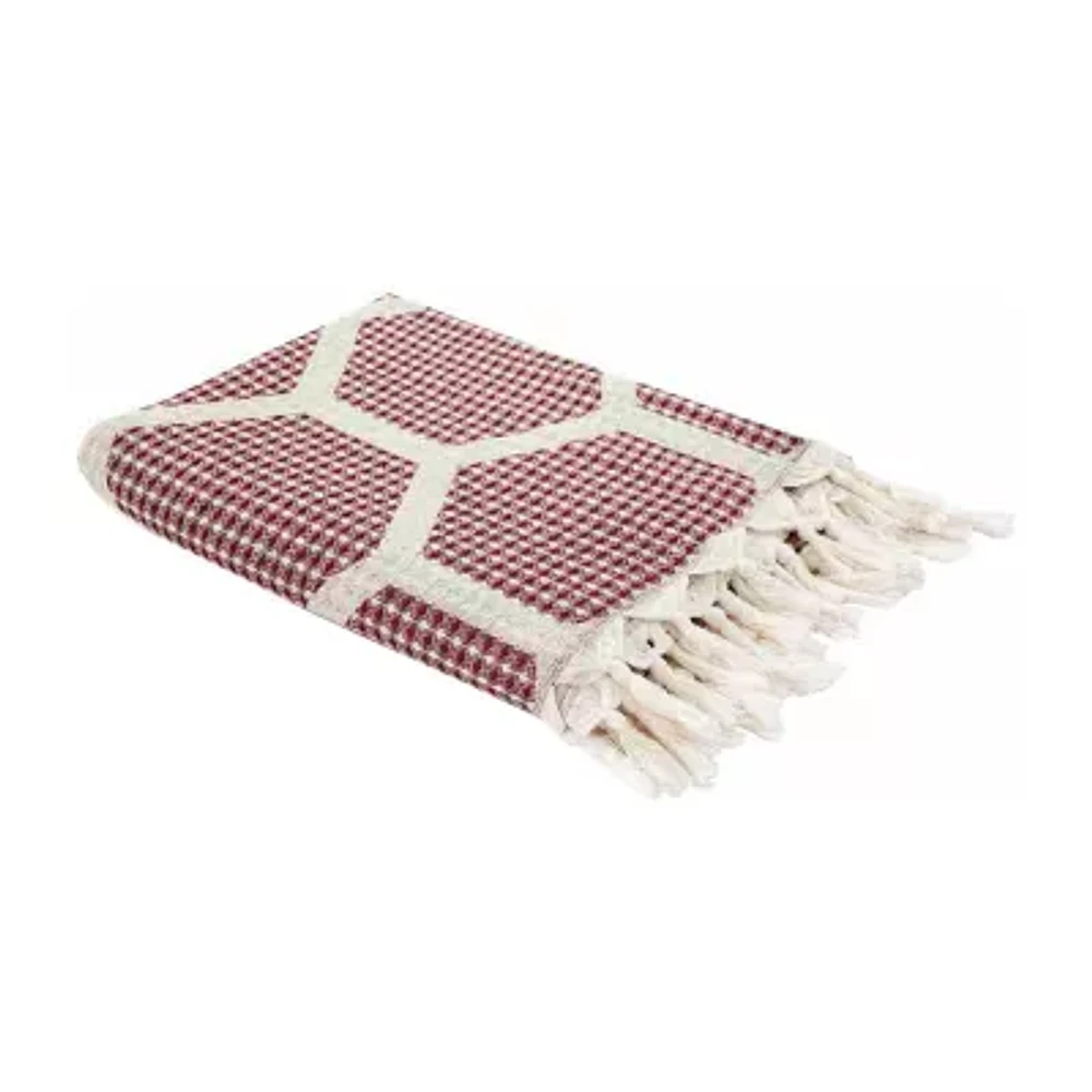 Lr Home Ashe Geometric Washable Throw