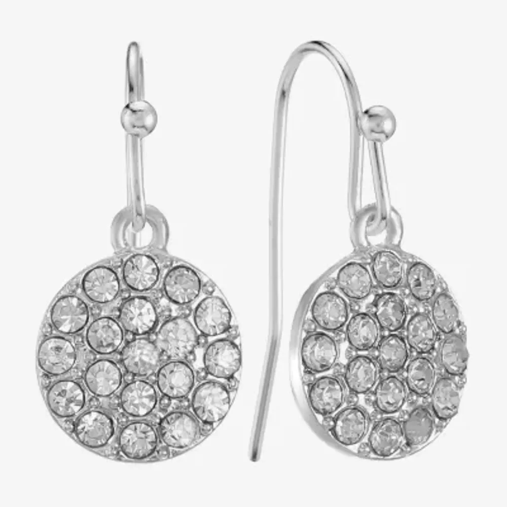 Liz Claiborne Womens Round Drop Earrings