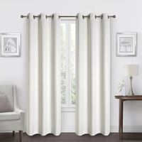 Regal Home Diamond Embossed Grommet Top Energy Saving Blackout Set of 2 Curtain Panel