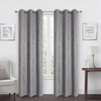 Regal Home Diamond Embossed Grommet Top Energy Saving Blackout Set of 2 Curtain Panel