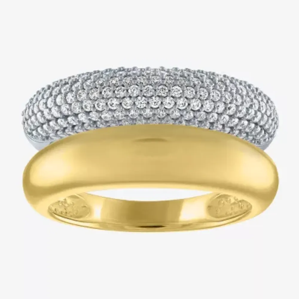 Diamond Addiction (G-H / Si2-I1) Womens 3/4 CT. T.W. Lab Grown White 10K Gold Ring Set