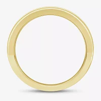 (I / Si2) Womens 1/2 CT. T.W. Lab Grown White Diamond 14K Gold Wedding Band
