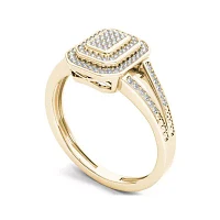 1/4 CT.T.W. Natural Diamond 10K Yellow Gold Engagement Ring
