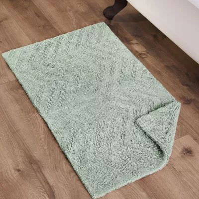 Fieldcrest Luxury Sculpted Reversible Bath Rug