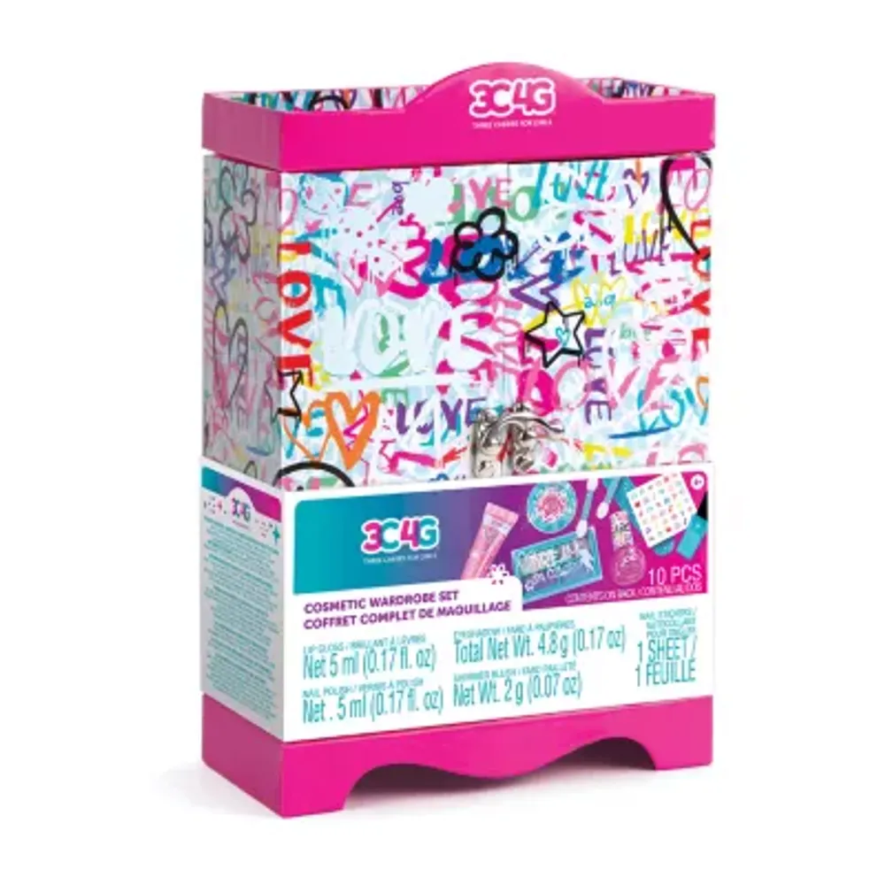 Three Cheers For Girls Graffiti: Cosmetic Wardrobe Kit 10-pc. Fashion Kit