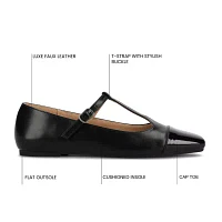 Journee Collection Theah Womens Cap Closed Toe Mary Jane Shoes