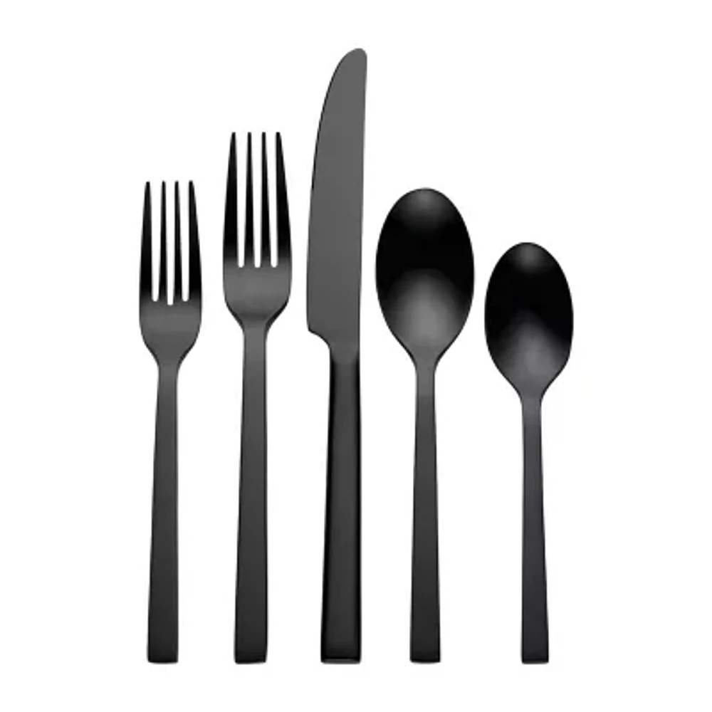 Oneida Chef's Table Black 20-pc. Everyday Flatware Set