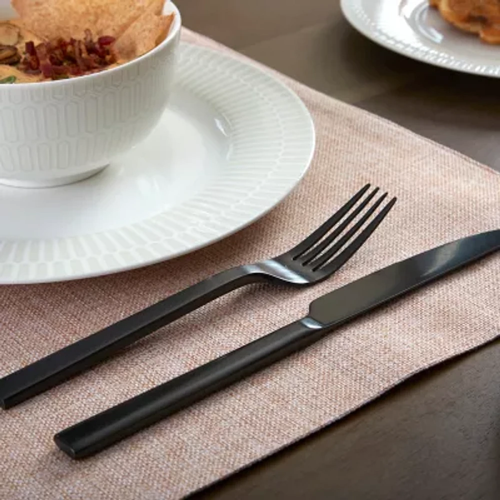 Oneida Chef's Table Black 20-pc. Everyday Flatware Set
