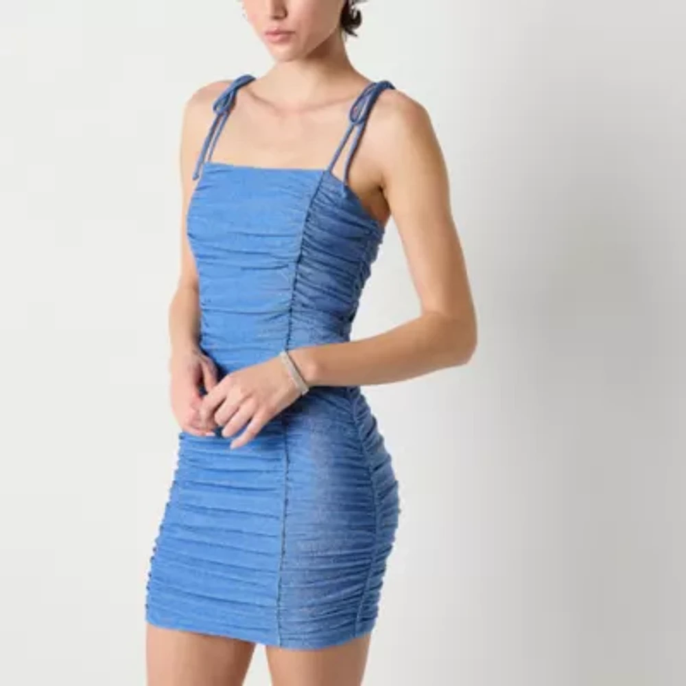 Jump Apparel Womens Sleeveless Juniors Bodycon Dress