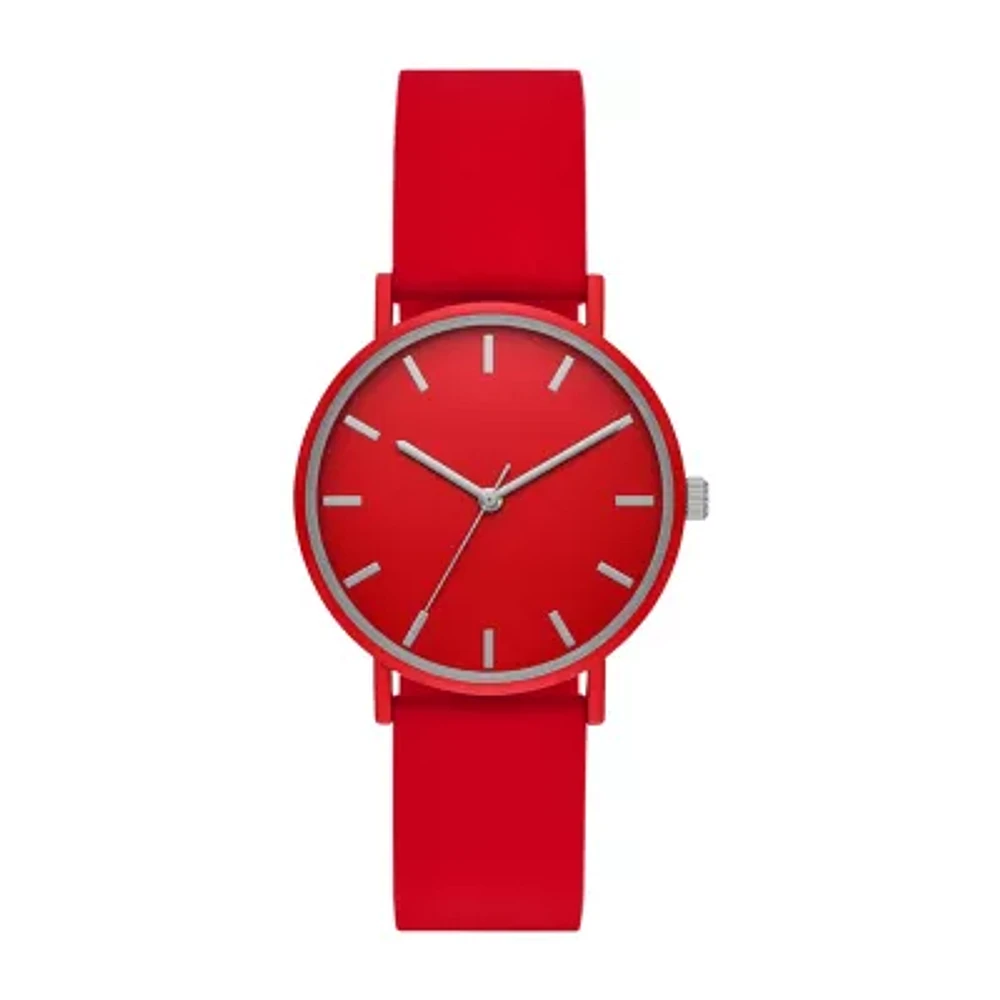 Unisex Adult Red Strap Watch Fmdjo206