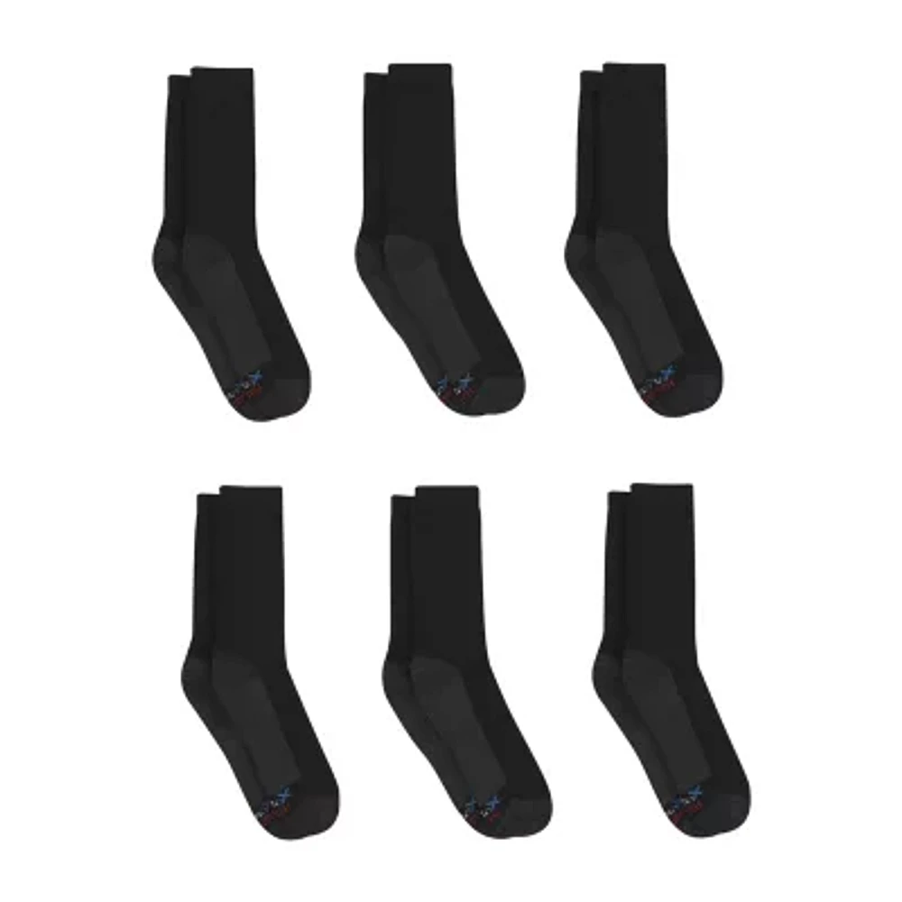 Hanes Ultimate Mens 6 Pair Crew Socks