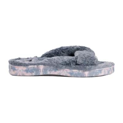 Muk Luks Lesedi Faux Shearling Womens Slip-On Slippers