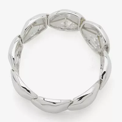 Worthington Silver Tone Womens Stretch Bracelet