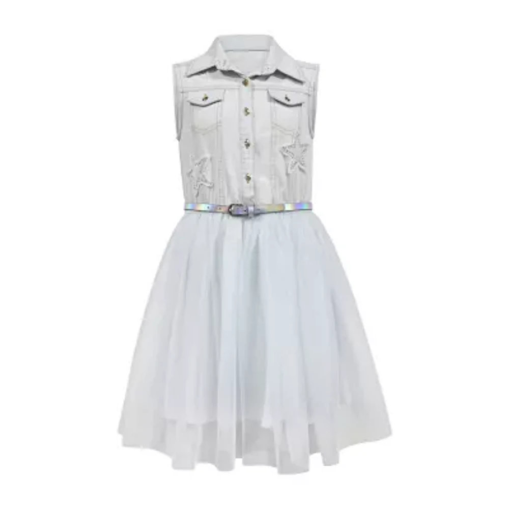 Lilt Big Kid Girls Sleeveless Tutu Dress