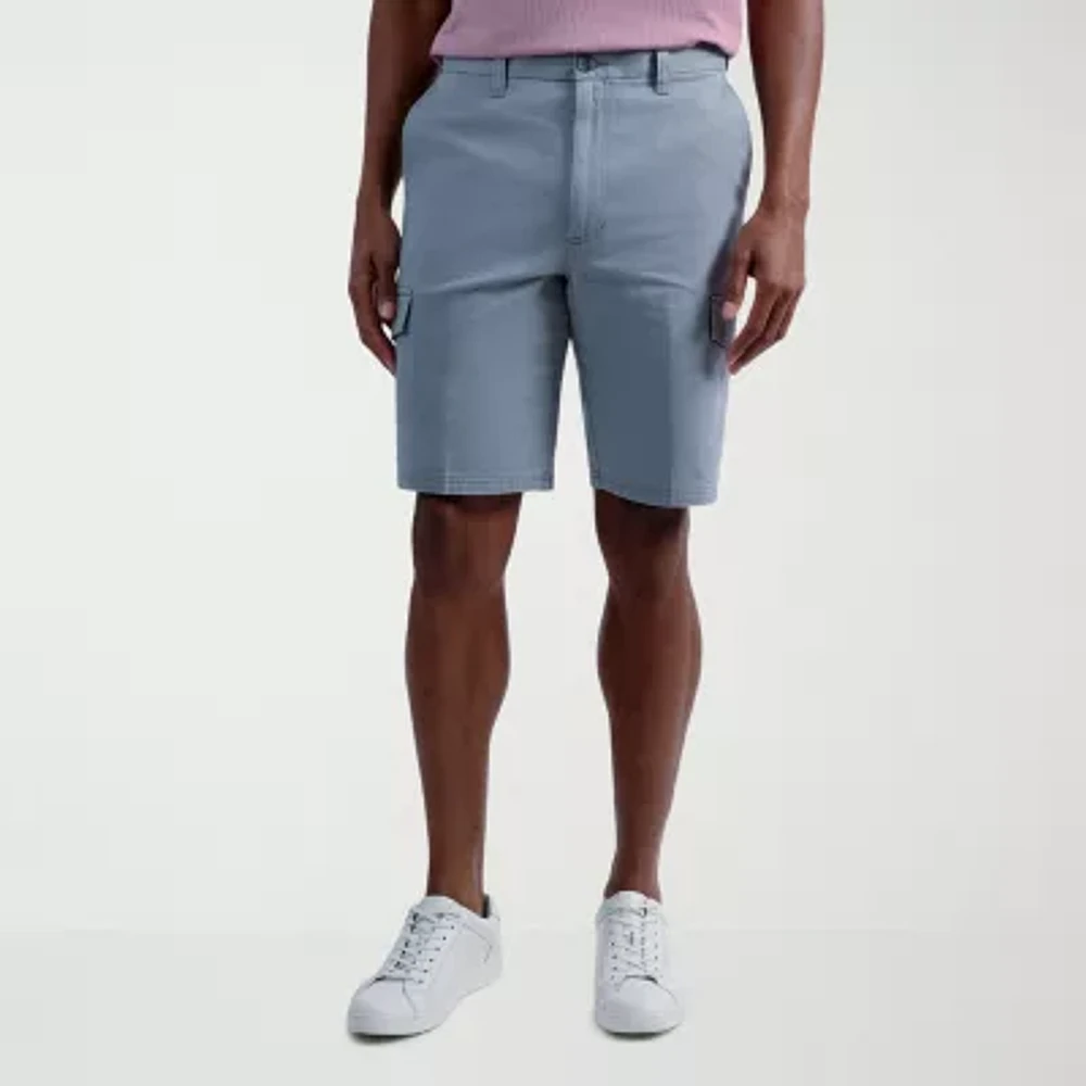 Haggar Cotton Mens 10 1/2" Mid Rise Cargo Short
