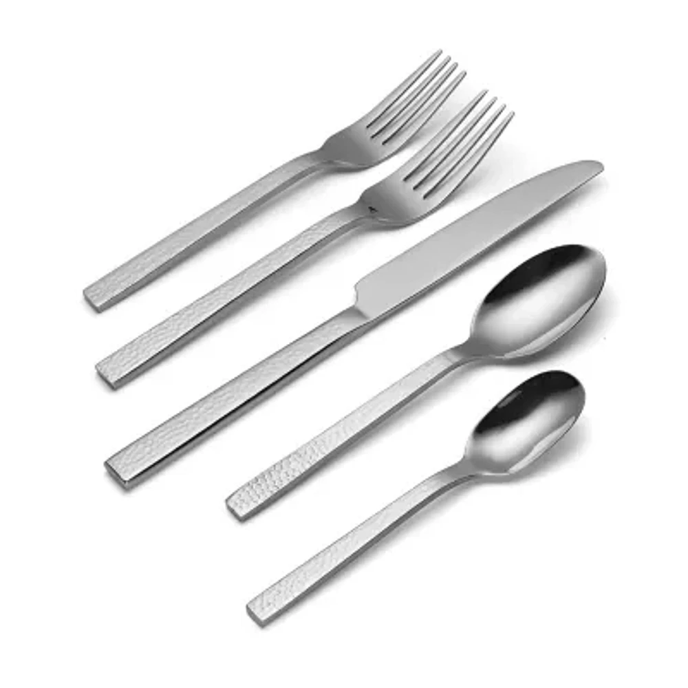 Oneida Chefs Table Hammered 45-pc. Flatware Set