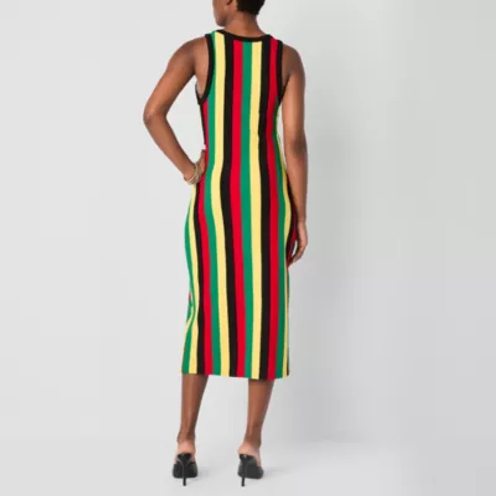 Hope & Wonder Juneteenth Womens Sleeveless Maxi Dress