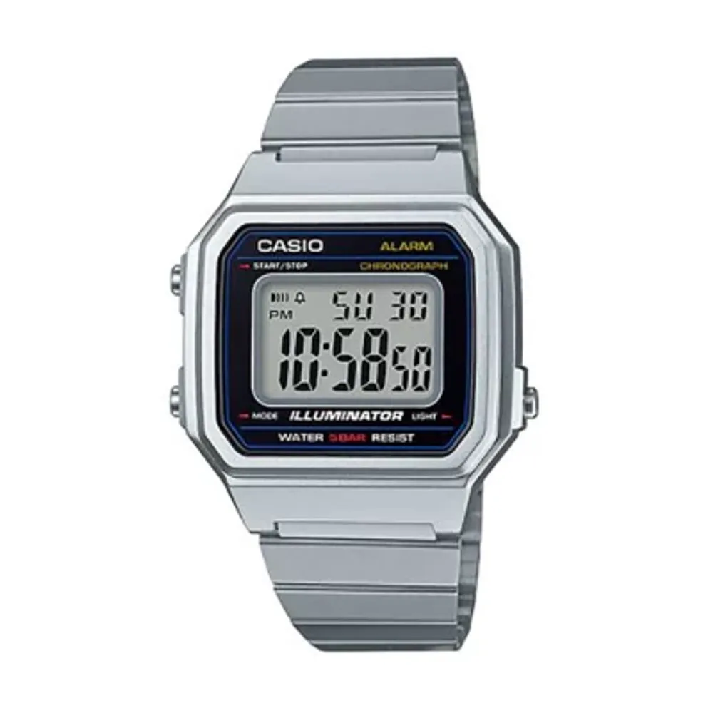 Casio Mens Silver Tone Strap Watch B650wd-1acf