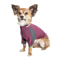 Dog Helios ® 'Eboneflow' Mediumweight 4-Way Stretch Flexible and Breathable Performance Yoga T-Shirt