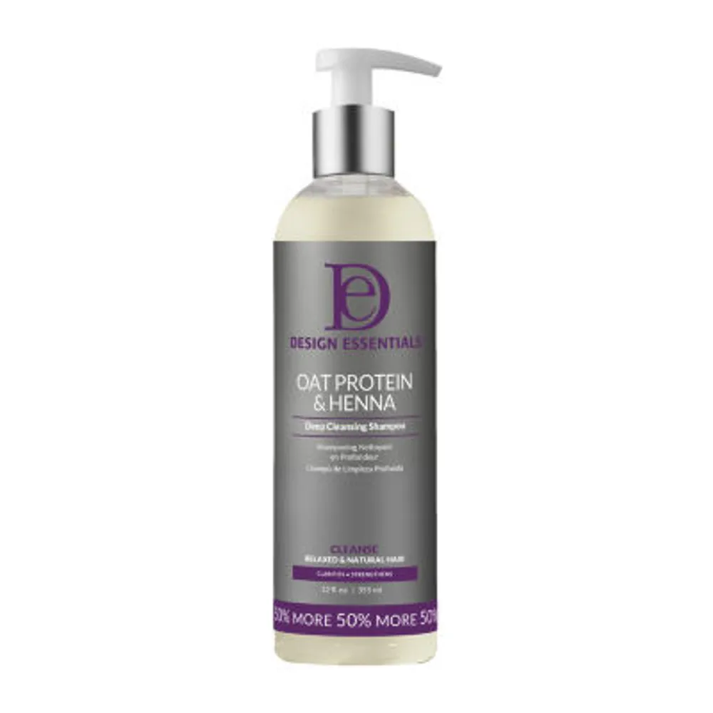 Design Essentials Oat Protein And Henna Deep Cleansing Shampoo 12 oz.